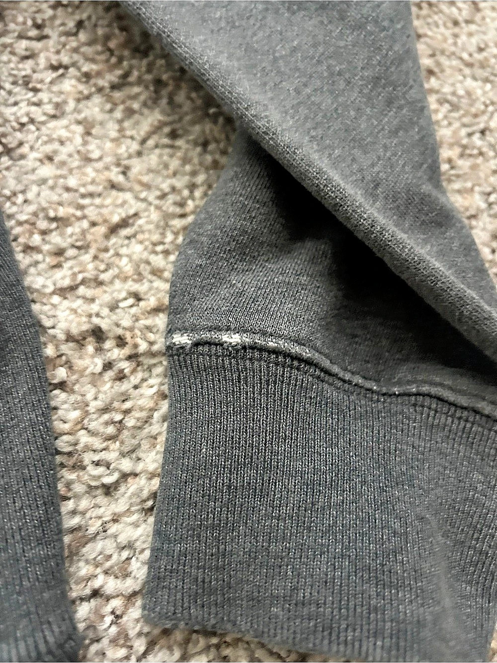 Gap VintageSoft Arch Logo Hoodie Black Pullover - Picture 5 of 6